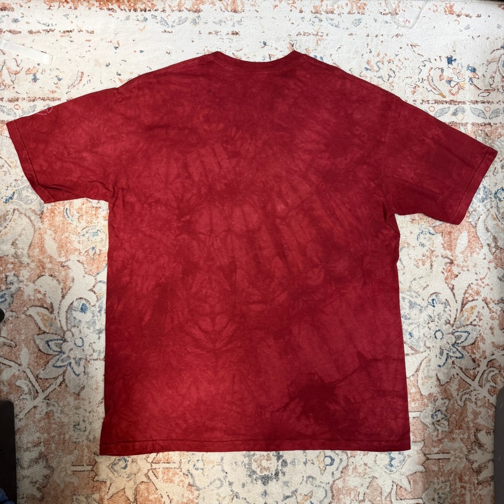 The Mountain Alabama Crimson Tide Elephant Helmet Tie Dye T-Shirt Mens Large Red - Picture 2 of 11